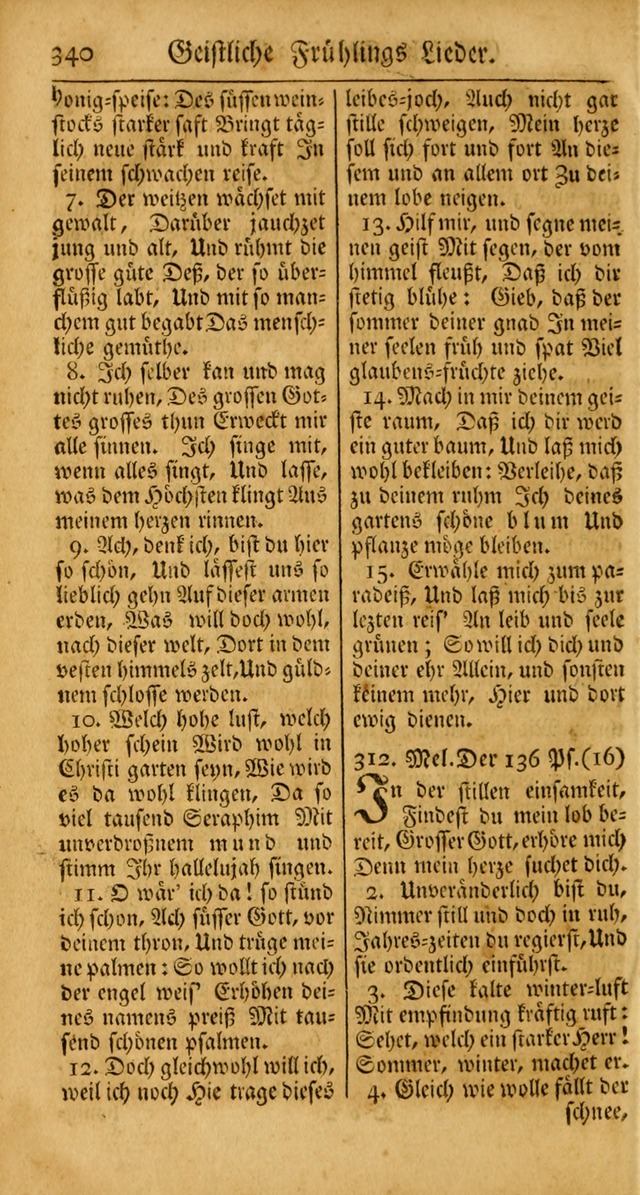 Ein Unpartheyisches Gesang-Buch: enthaltend geistreiche Lieder und Psalmen, zum allgemeinen Gebrauch des wahren Gottesdienstes auf begehren der Brüderschaft der Menoniten Gemeinen... page 420