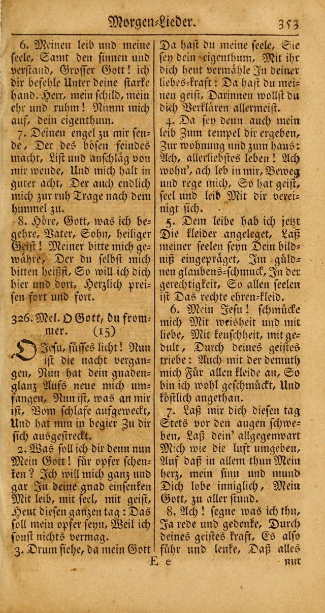 Ein Unpartheyisches Gesang-Buch: enthaltend geistreiche Lieder und Psalmen, zum allgemeinen Gebrauch des wahren Gottesdienstes auf begehren der Brüderschaft der Menoniten Gemeinen... page 433