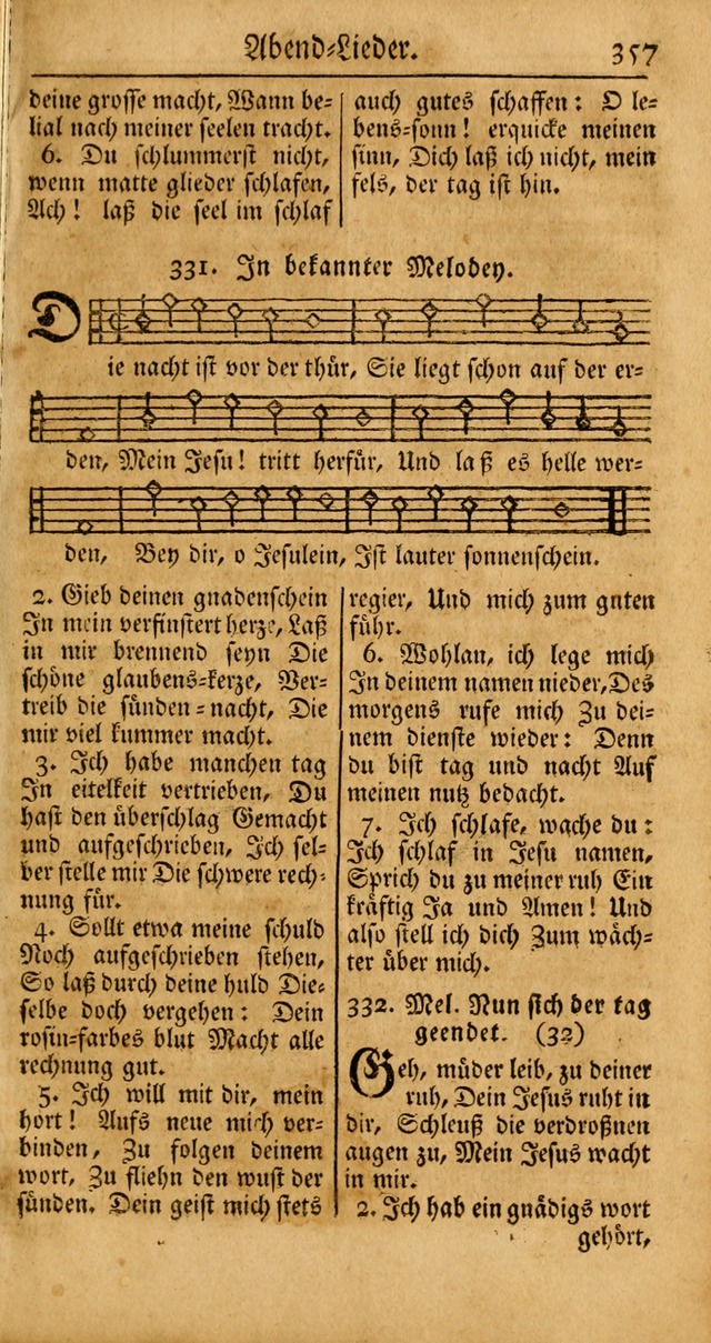 Ein Unpartheyisches Gesang-Buch: enthaltend geistreiche Lieder und Psalmen, zum allgemeinen Gebrauch des wahren Gottesdienstes auf begehren der Brüderschaft der Menoniten Gemeinen... page 437