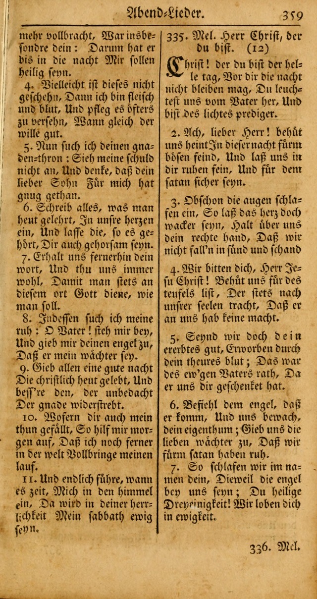 Ein Unpartheyisches Gesang-Buch: enthaltend geistreiche Lieder und Psalmen, zum allgemeinen Gebrauch des wahren Gottesdienstes auf begehren der Brüderschaft der Menoniten Gemeinen... page 439