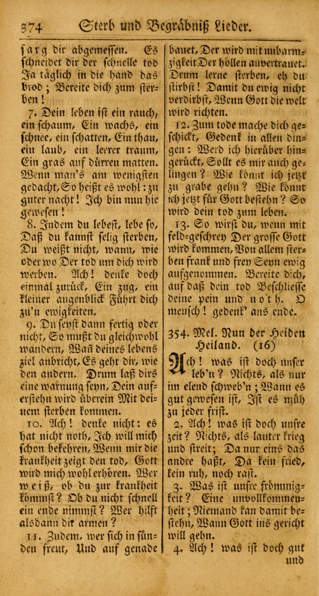 Ein Unpartheyisches Gesang-Buch: enthaltend geistreiche Lieder und Psalmen, zum allgemeinen Gebrauch des wahren Gottesdienstes auf begehren der Brüderschaft der Menoniten Gemeinen... page 454