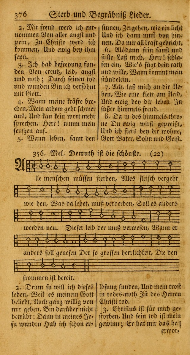 Ein Unpartheyisches Gesang-Buch: enthaltend geistreiche Lieder und Psalmen, zum allgemeinen Gebrauch des wahren Gottesdienstes auf begehren der Brüderschaft der Menoniten Gemeinen... page 456