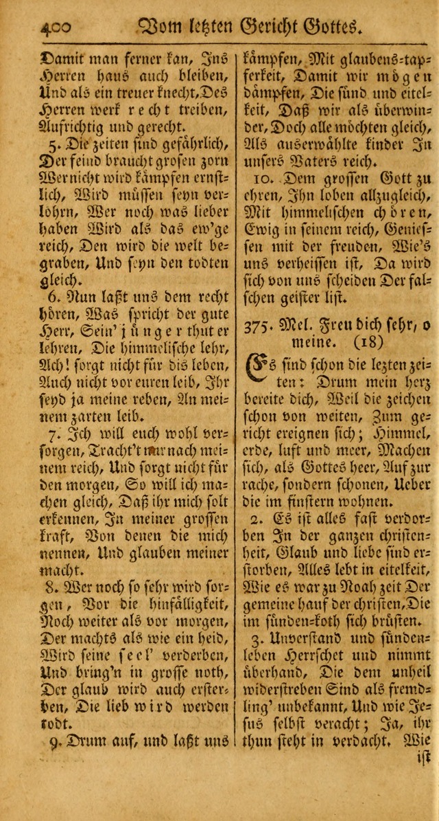 Ein Unpartheyisches Gesang-Buch: enthaltend geistreiche Lieder und Psalmen, zum allgemeinen Gebrauch des wahren Gottesdienstes auf begehren der Brüderschaft der Menoniten Gemeinen... page 480