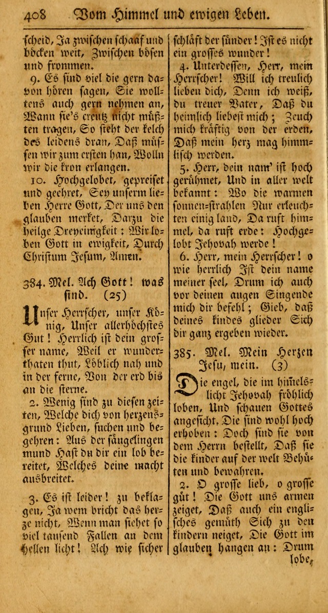 Ein Unpartheyisches Gesang-Buch: enthaltend geistreiche Lieder und Psalmen, zum allgemeinen Gebrauch des wahren Gottesdienstes auf begehren der Brüderschaft der Menoniten Gemeinen... page 488