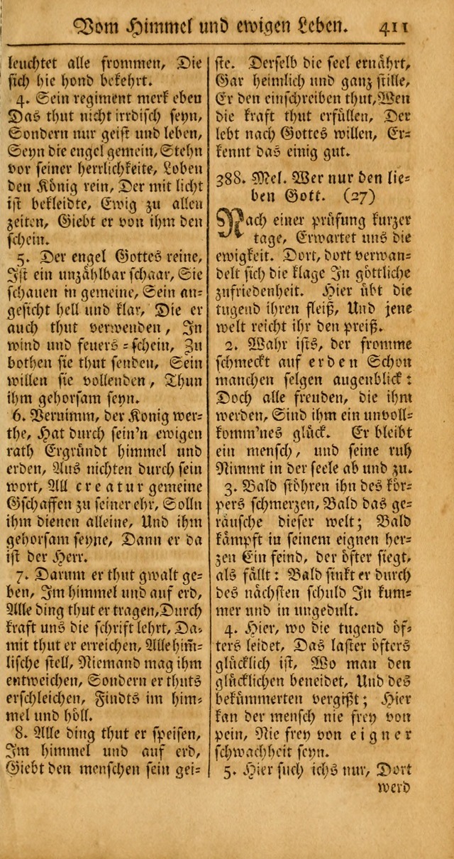 Ein Unpartheyisches Gesang-Buch: enthaltend geistreiche Lieder und Psalmen, zum allgemeinen Gebrauch des wahren Gottesdienstes auf begehren der Brüderschaft der Menoniten Gemeinen... page 491