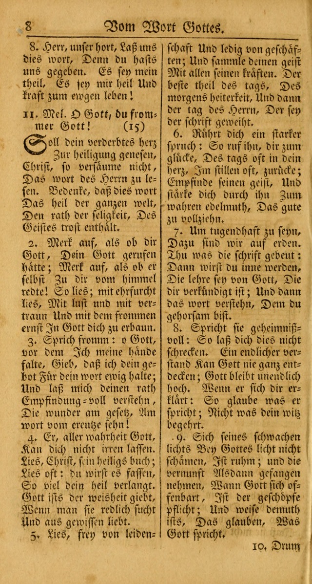 Ein Unpartheyisches Gesang-Buch: enthaltend geistreiche Lieder und Psalmen, zum allgemeinen Gebrauch des wahren Gottesdienstes auf begehren der Brüderschaft der Menoniten Gemeinen... page 88