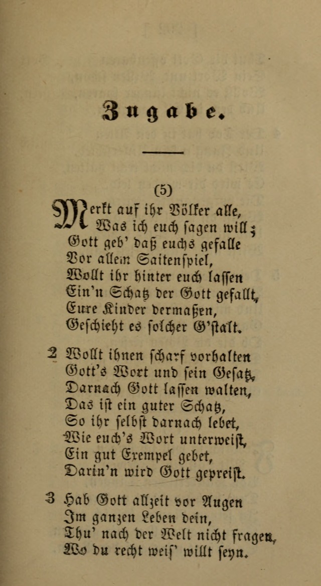 Eine unparteiische Lieder-Sammlung zum Gebrauch beim Oeffentlichen Gottesdienst und Häuslichen Erbauung page 291