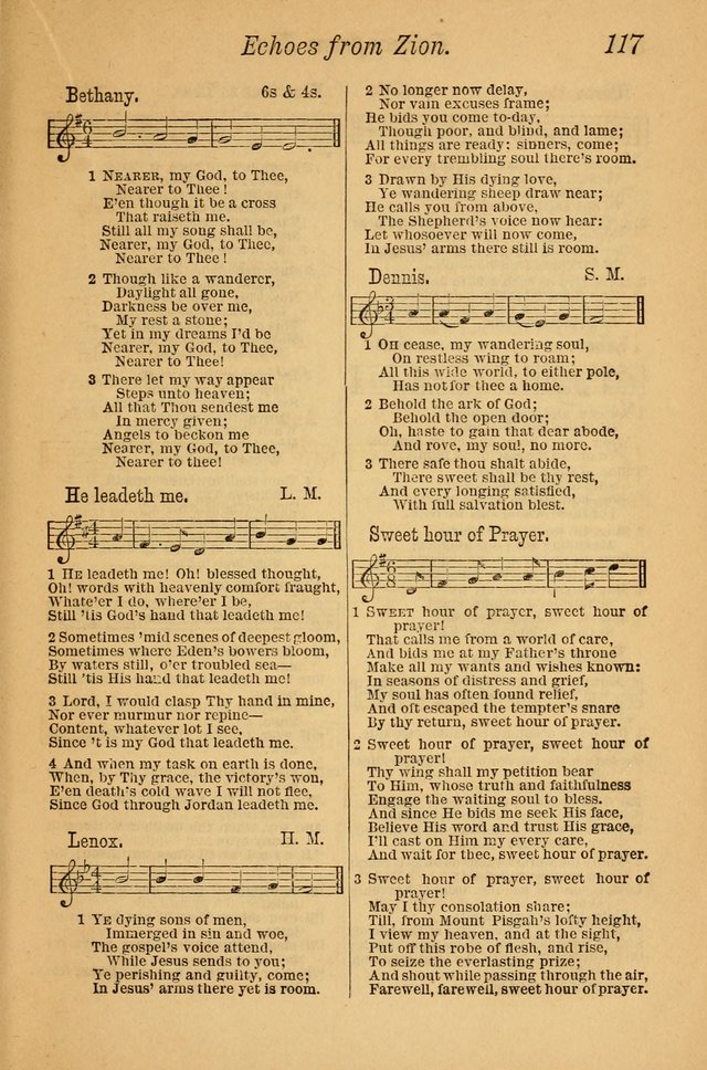 Echoes from Zion: for the prayer meeting, camp-meeting, family circle, and all seasons of religious interest page 115