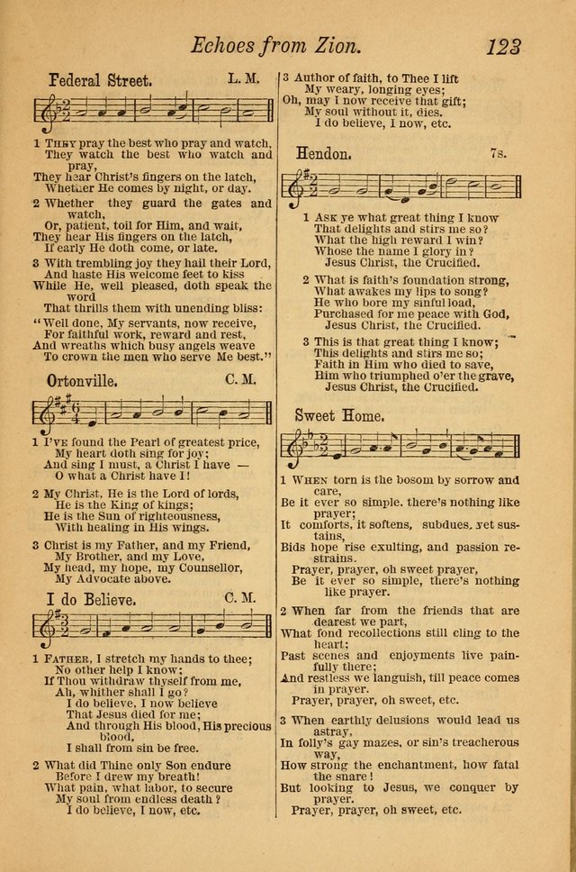 Echoes from Zion: for the prayer meeting, camp-meeting, family circle, and all seasons of religious interest page 121