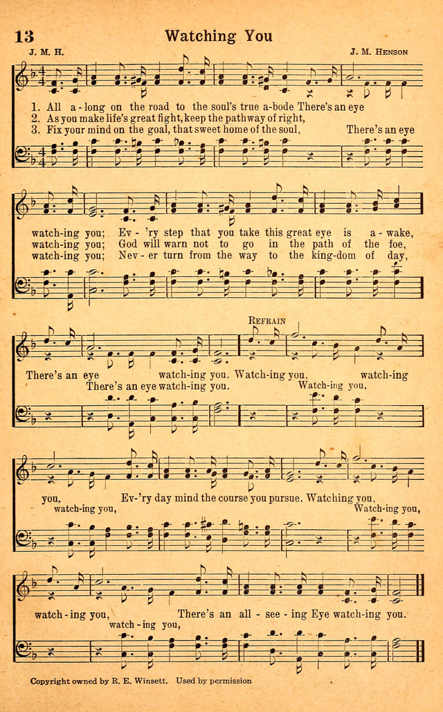 Evangel Songs page 13