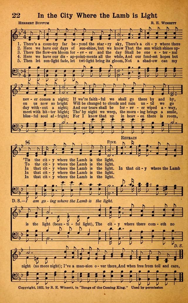 Evangel Songs page 22