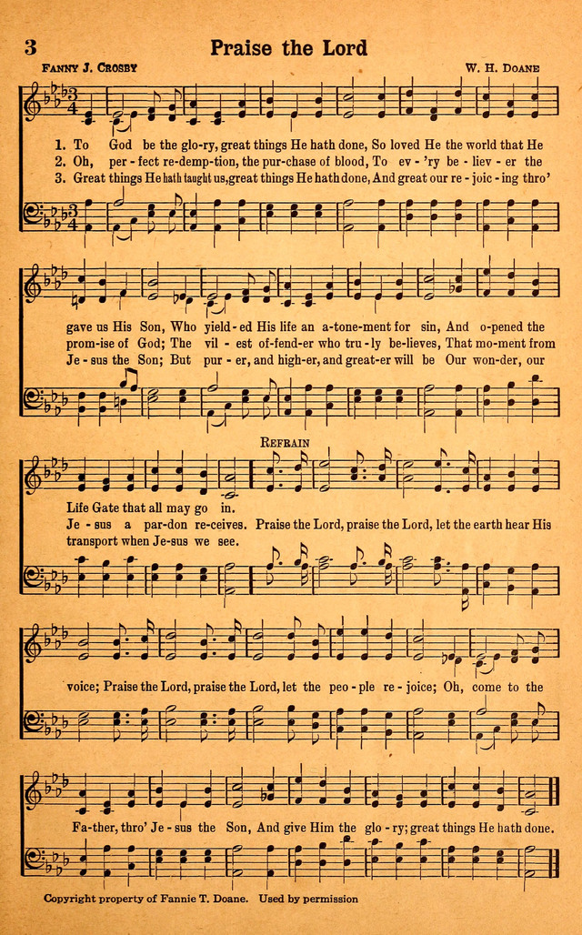 Evangel Songs page 3