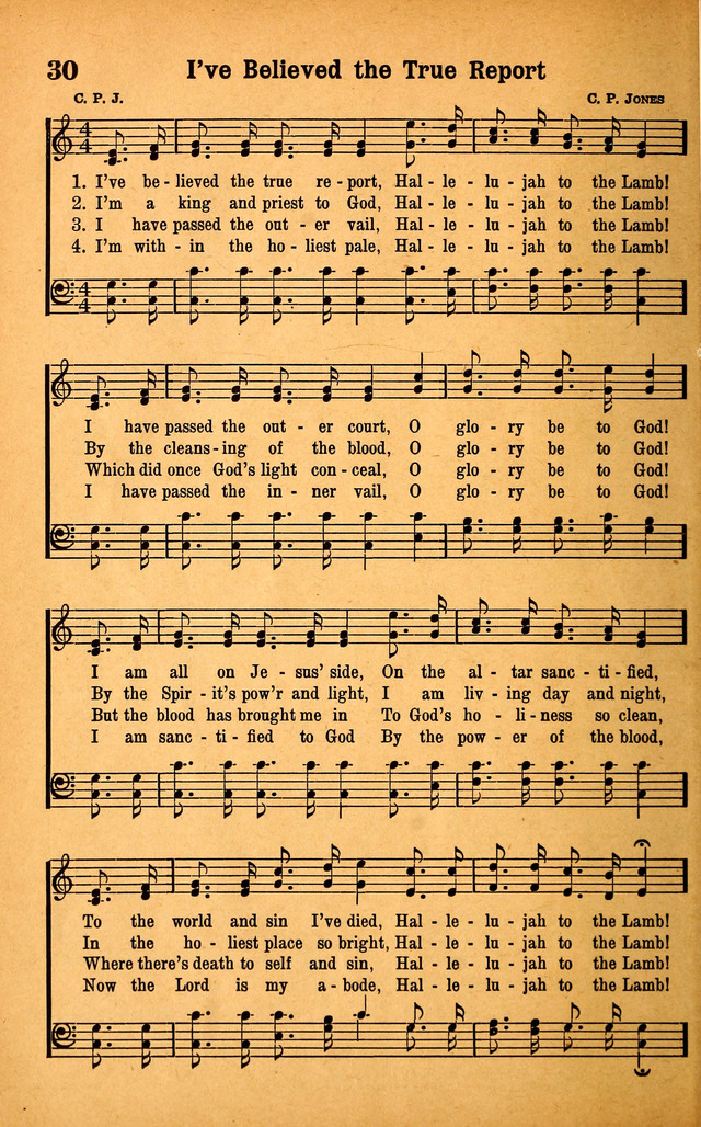 Evangel Songs page 30