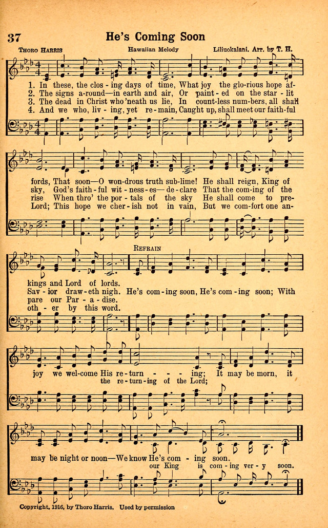 Evangel Songs page 37