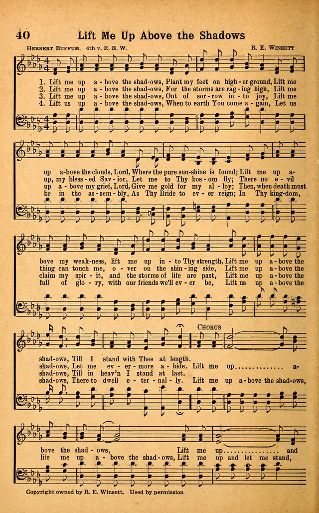 Evangel Songs page 40