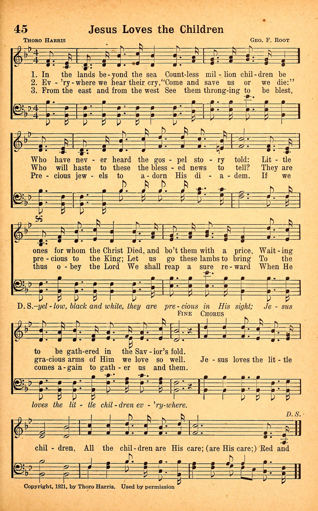 Evangel Songs page 45