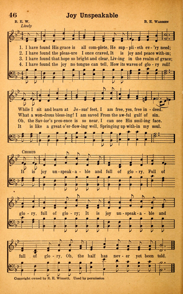 Evangel Songs page 46