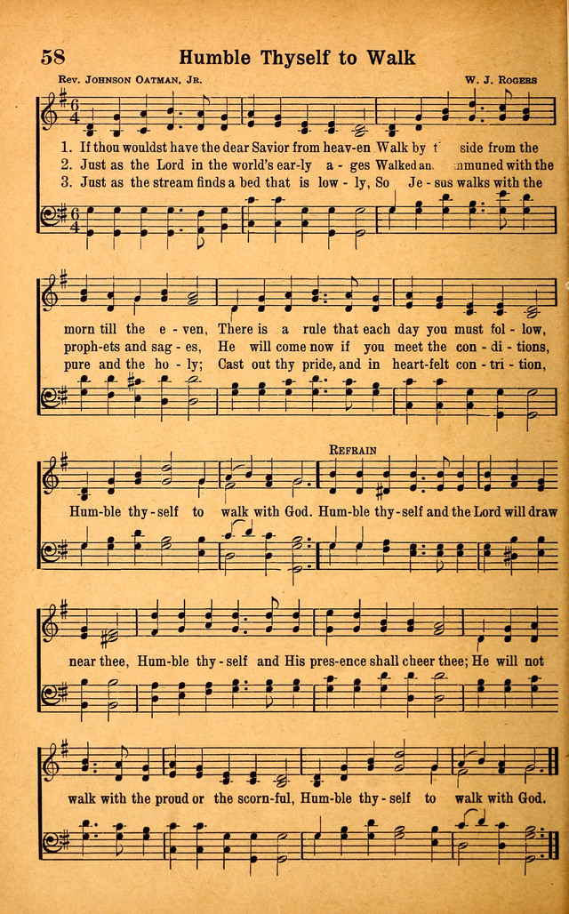 Evangel Songs page 58