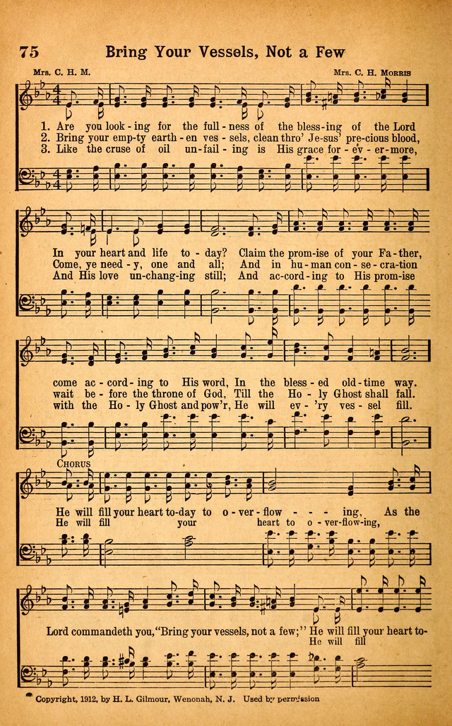 Evangel Songs page 74