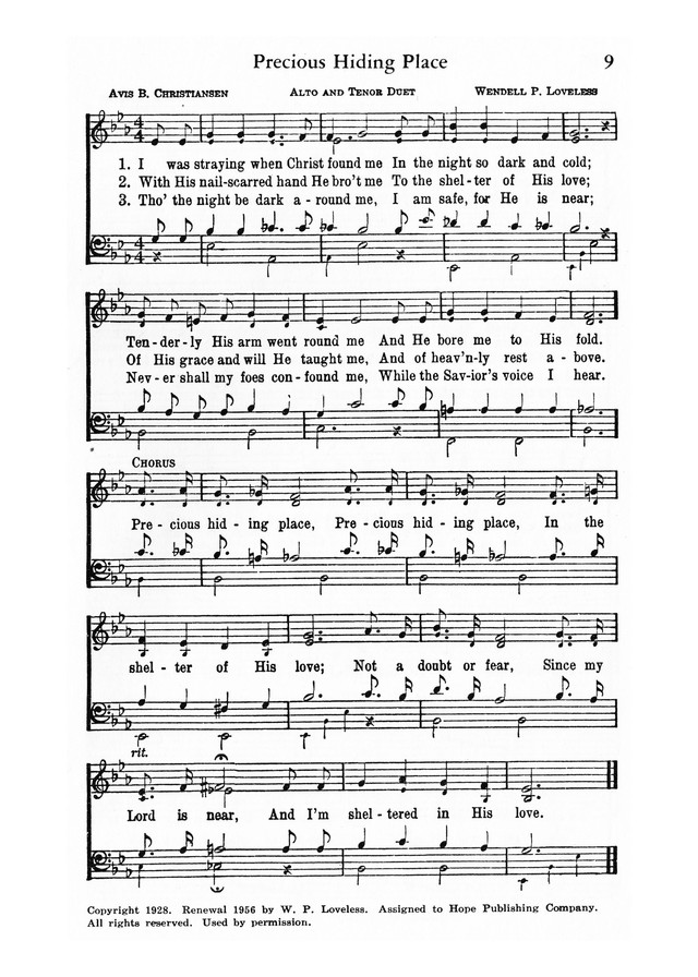 Favorites Number 1: A Collection of Gospel Songs page 8