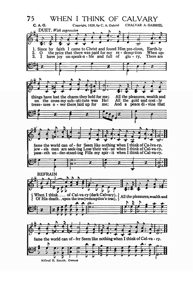 Favorites Number 2: A Collection of Gospel Songs page 75