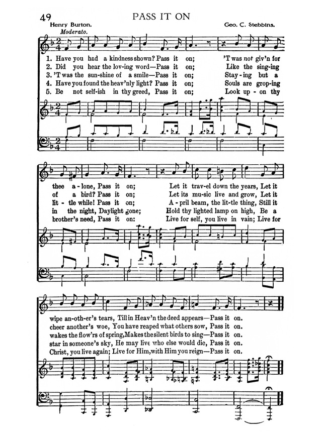 Favorites Number 4: A Collection of Gospel Songs page 53