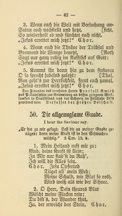 Frohe Botschaft und Evangeliums-Lieder: Meist aus englischen Quellen in