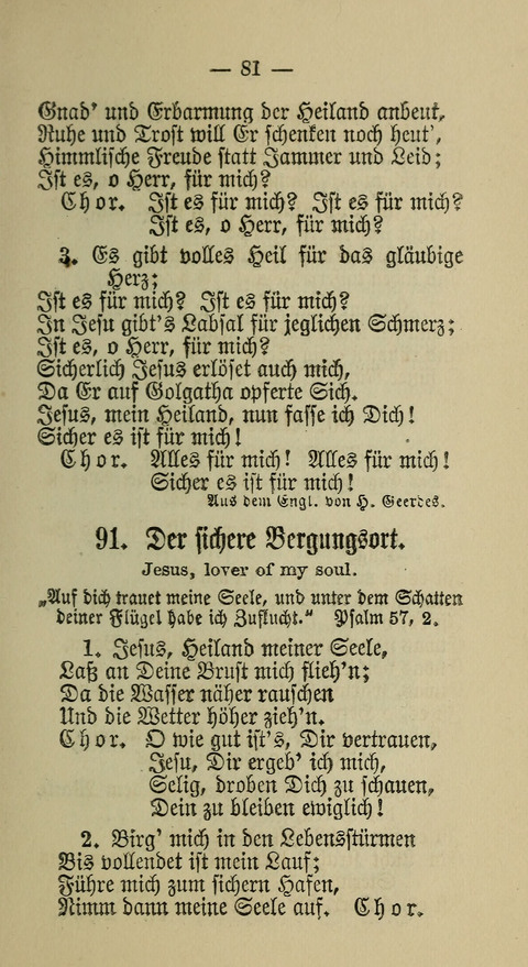 Frohe Botschaft und Evangeliums-Lieder: Meist aus englischen Quellen in