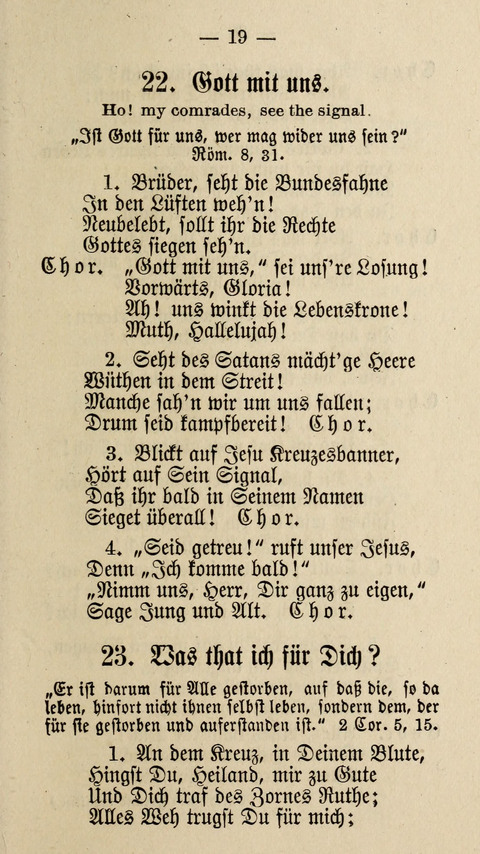 Frohe Botschaft in Liedern: Meist aus englischen Quellen in