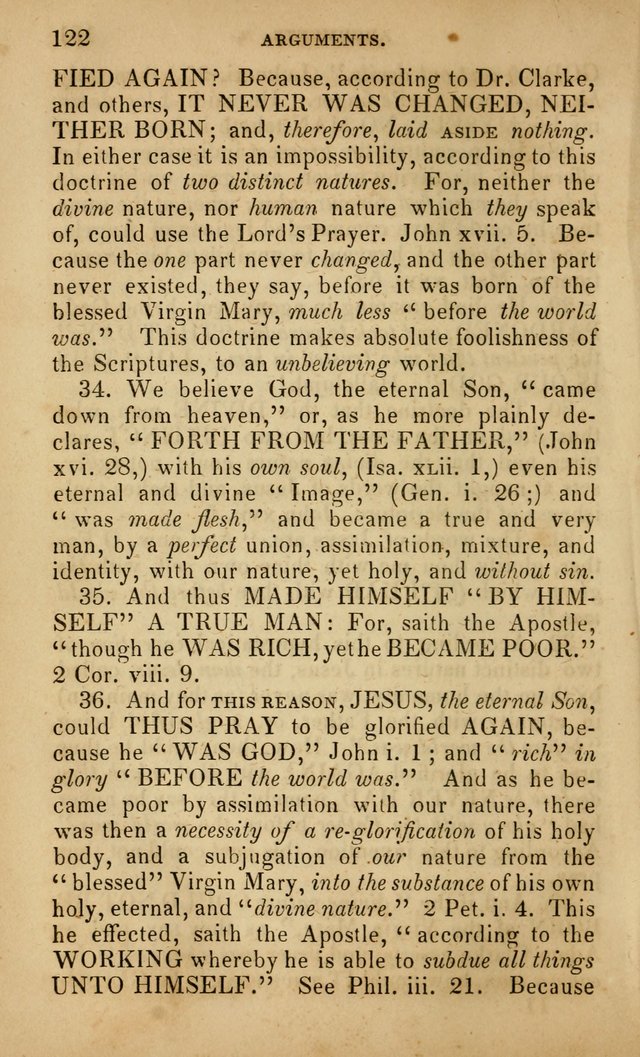 The Faith and Doctrines of the Church of the Eternal Son: intended as a church book for the church of the Eternal Sons generally... to which is added a number of select hymns adapted to the worship... page 122