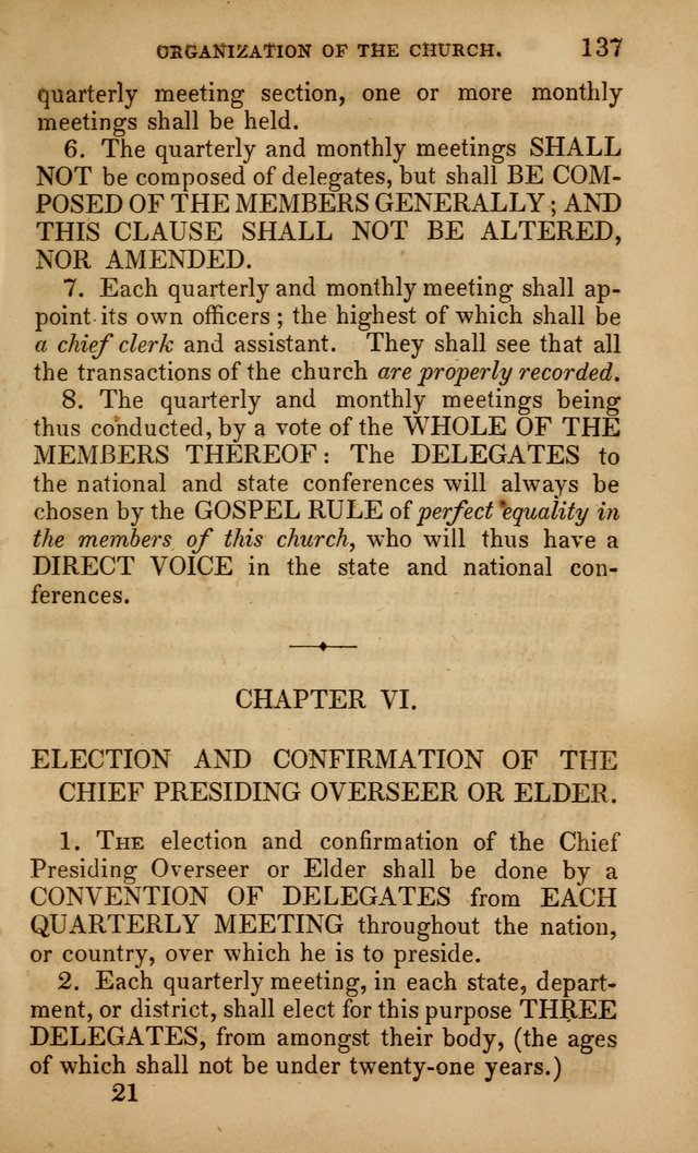 The Faith and Doctrines of the Church of the Eternal Son: intended as a church book for the church of the Eternal Sons generally... to which is added a number of select hymns adapted to the worship... page 137