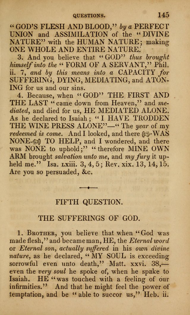 The Faith and Doctrines of the Church of the Eternal Son: intended as a church book for the church of the Eternal Sons generally... to which is added a number of select hymns adapted to the worship... page 145