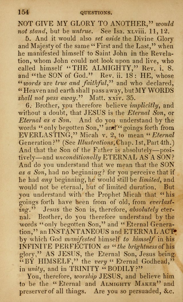 The Faith and Doctrines of the Church of the Eternal Son: intended as a church book for the church of the Eternal Sons generally... to which is added a number of select hymns adapted to the worship... page 154