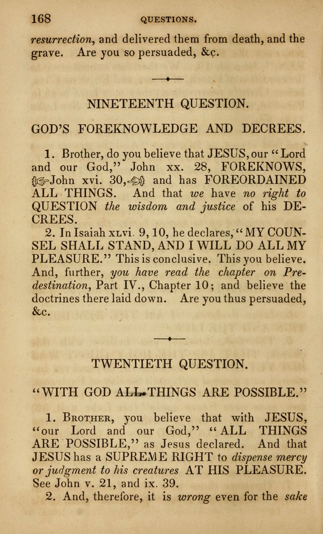 The Faith and Doctrines of the Church of the Eternal Son: intended as a church book for the church of the Eternal Sons generally... to which is added a number of select hymns adapted to the worship... page 168