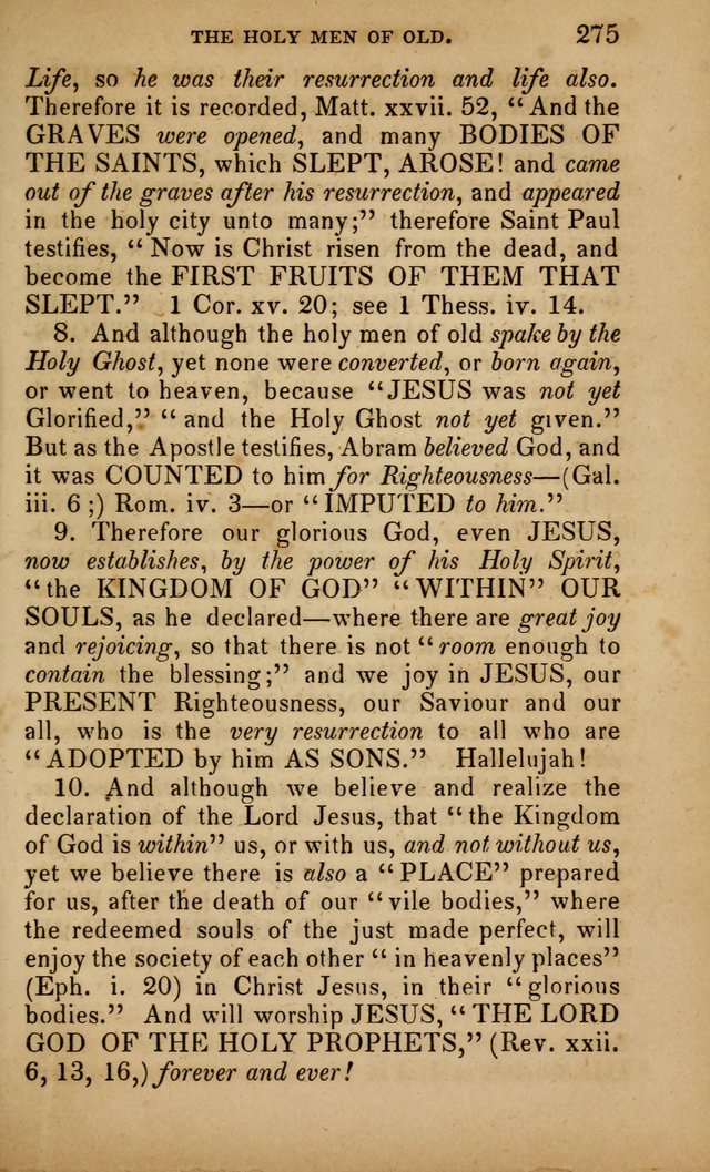 The Faith and Doctrines of the Church of the Eternal Son: intended as a church book for the church of the Eternal Sons generally... to which is added a number of select hymns adapted to the worship... page 275