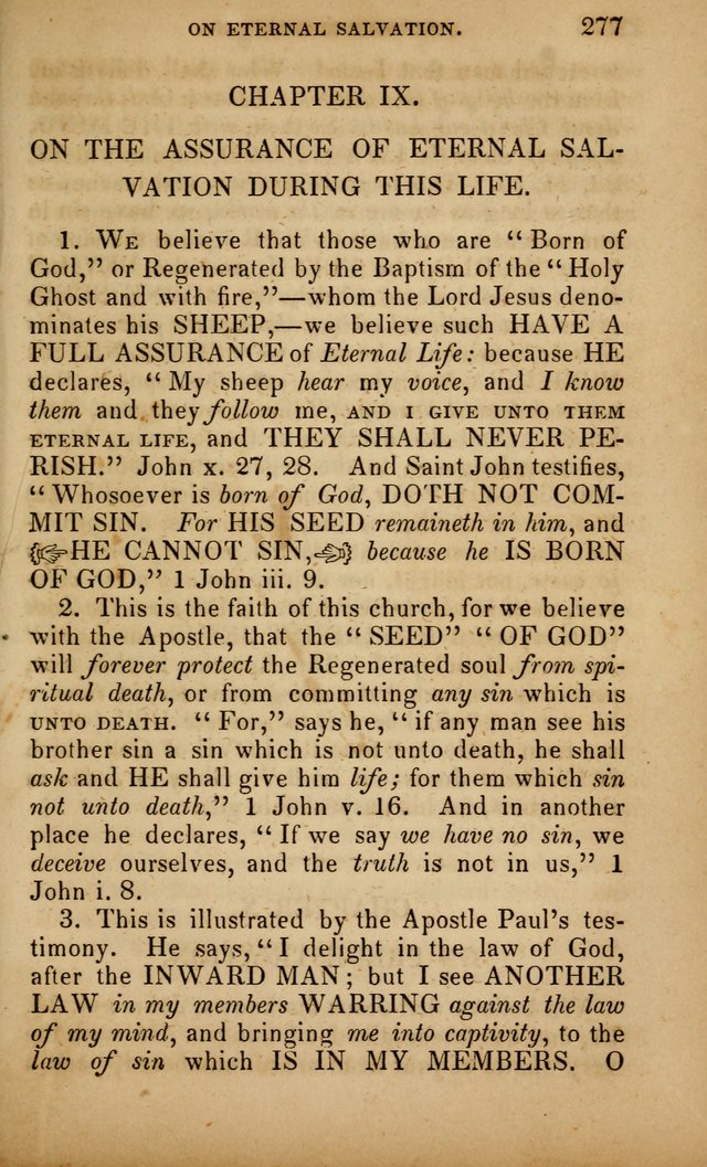 The Faith and Doctrines of the Church of the Eternal Son: intended as a church book for the church of the Eternal Sons generally... to which is added a number of select hymns adapted to the worship... page 277