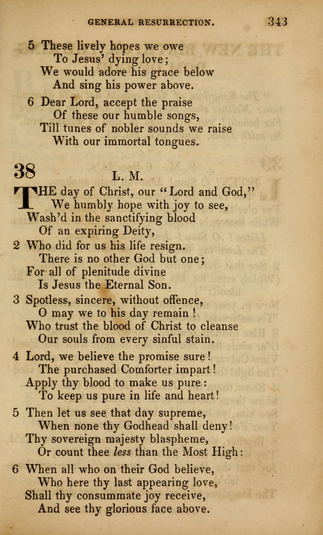 The Faith and Doctrines of the Church of the Eternal Son: intended as a church book for the church of the Eternal Sons generally... to which is added a number of select hymns adapted to the worship... page 343