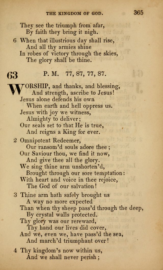 The Faith and Doctrines of the Church of the Eternal Son: intended as a church book for the church of the Eternal Sons generally... to which is added a number of select hymns adapted to the worship... page 365