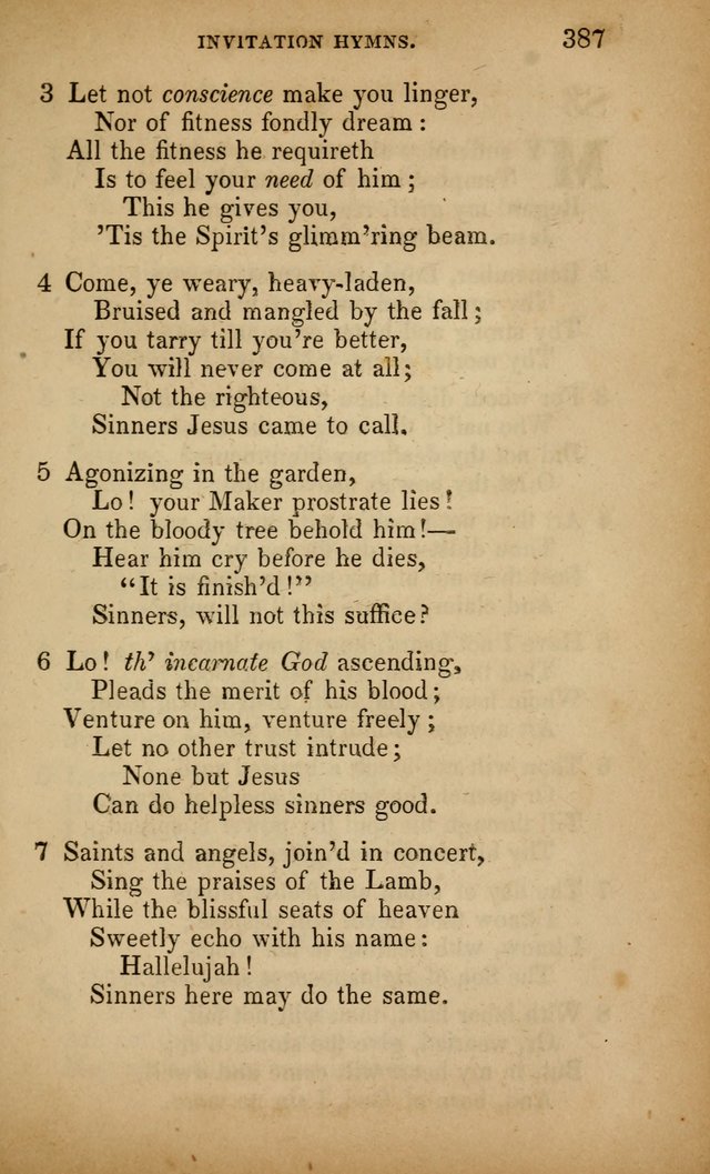 The Faith and Doctrines of the Church of the Eternal Son: intended as a church book for the church of the Eternal Sons generally... to which is added a number of select hymns adapted to the worship... page 387