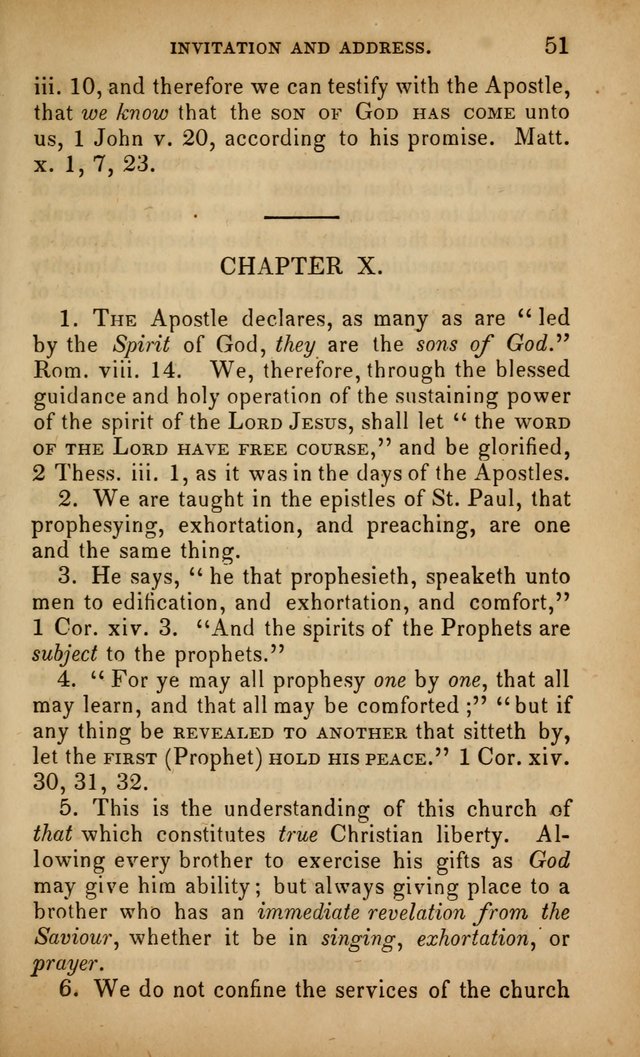 The Faith and Doctrines of the Church of the Eternal Son: intended as a church book for the church of the Eternal Sons generally... to which is added a number of select hymns adapted to the worship... page 51