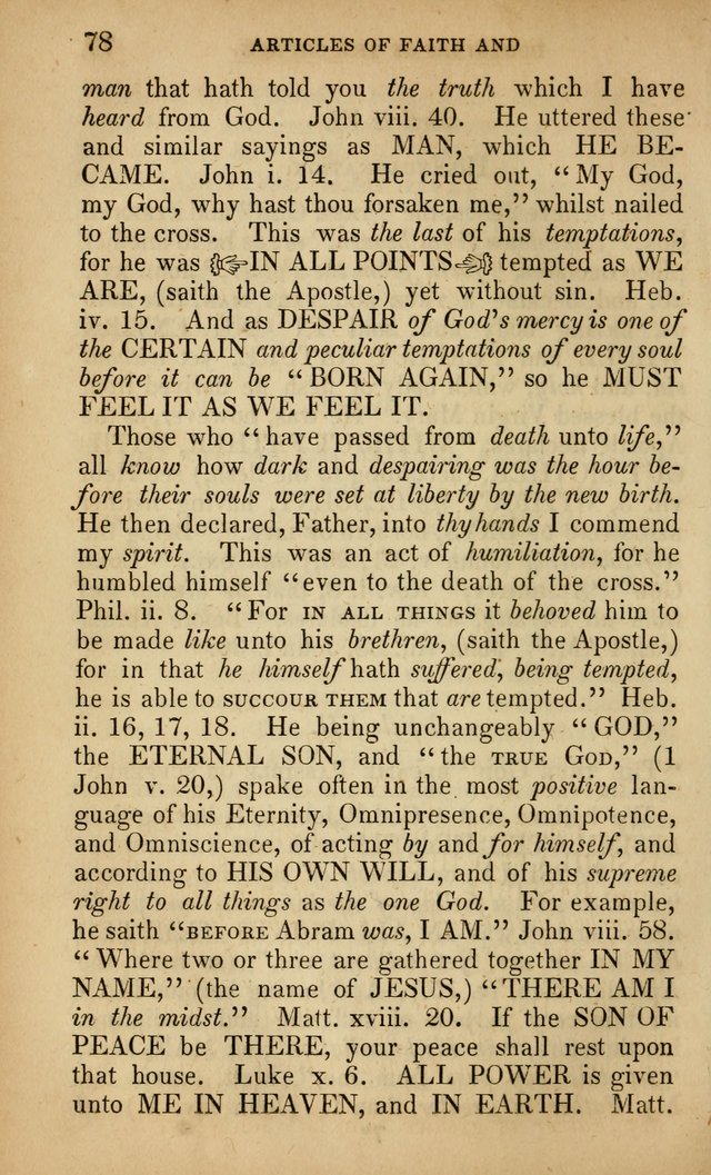 The Faith and Doctrines of the Church of the Eternal Son: intended as a church book for the church of the Eternal Sons generally... to which is added a number of select hymns adapted to the worship... page 78