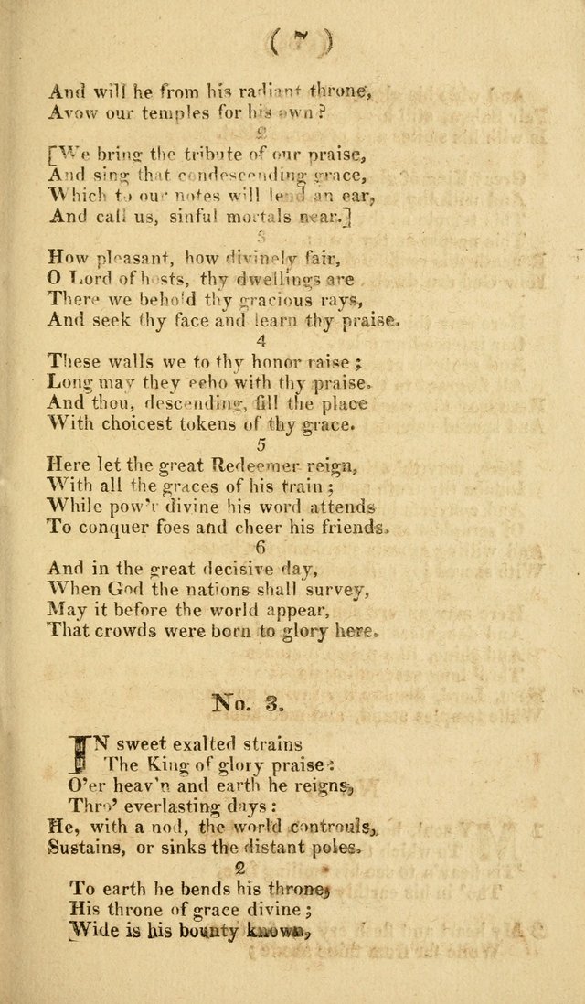 Frohe, Gott geheiligte Gesänge: zur feyerlichen einweihung der deutsch reformirten Salems-kirche, in Härrisburg, am 4ten August, 1822. John Weinbrenner, prediger der gemeine. page 6