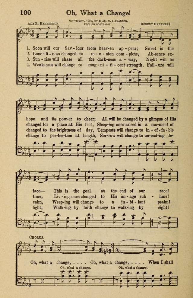 Famous Gospel Hymns page 100