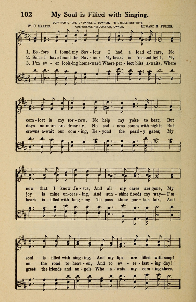 Famous Gospel Hymns page 102