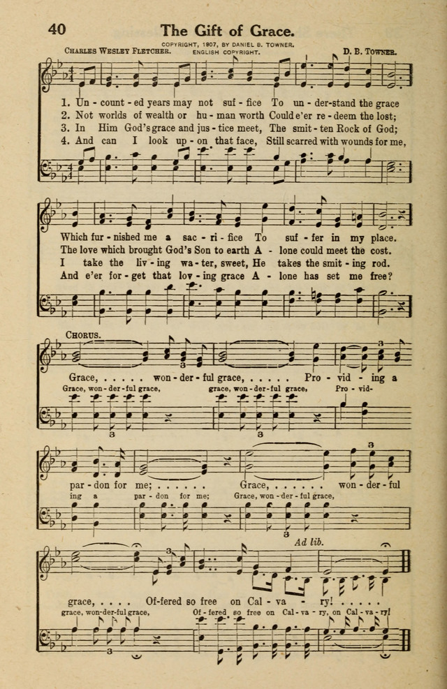 Famous Gospel Hymns page 40