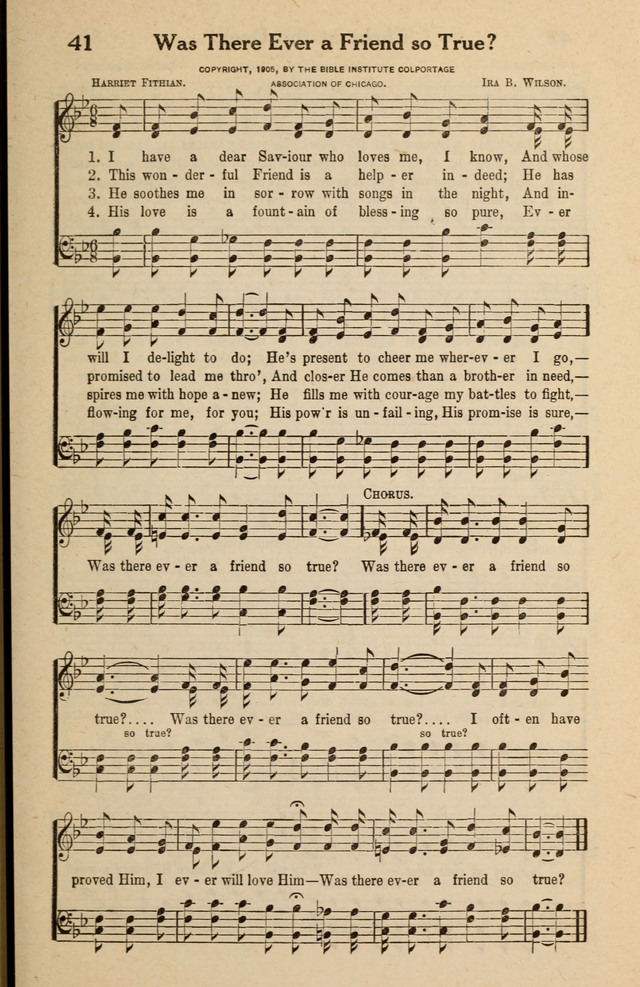 Famous Gospel Hymns page 41