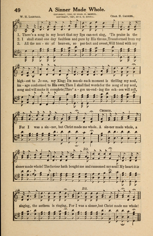 Famous Gospel Hymns page 49