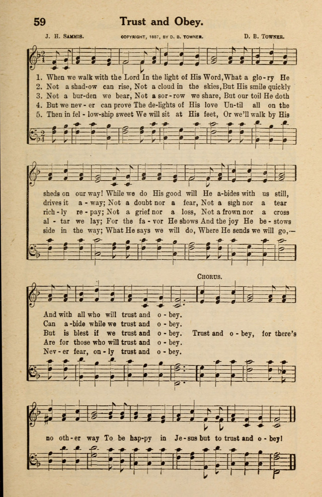 Famous Gospel Hymns page 59