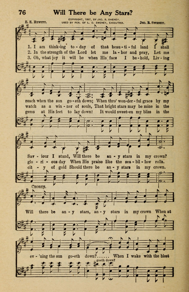 Famous Gospel Hymns page 76