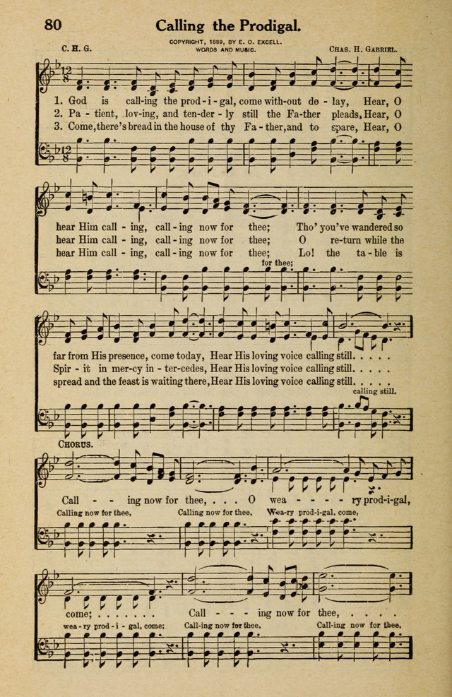 Famous Gospel Hymns page 80